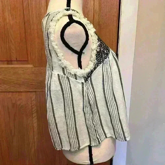 Lovestitch Sleeveless Boho Top Fringe M - Picture 3 of 7